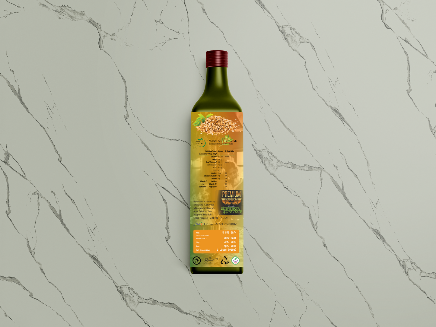 Cold-Pressed Sesame Oil ( तिल का तेल ) - One of the Most Nutritious Oils in India